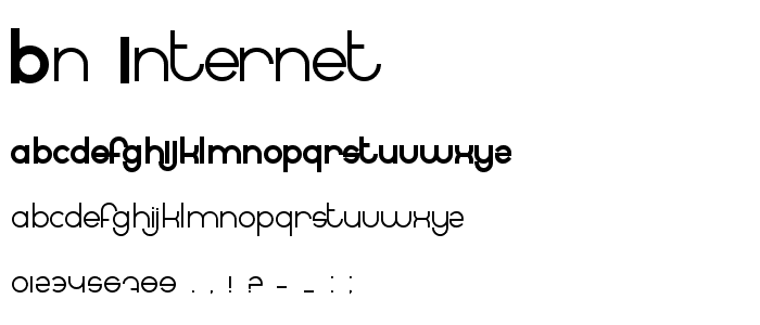 BN Internet font
